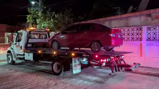 Vehículo con presunto reporte de robo es asegurado por la Guardia Nacional en la colonia Guadalupe