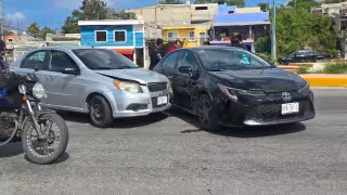 Accidente en glorieta de Concordia moviliza a tránsito estatal