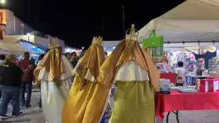 Melchor, Gaspar y Baltazar llegaron para buscar todos los regalos.