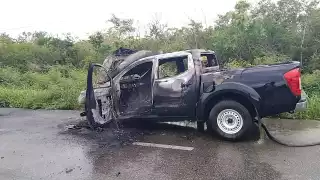 El conductor logró mantenerse a salvo