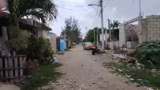 Pobladores de Chicxulub Puerto piden una solución ante el riesgo de las malas obras de las arterias