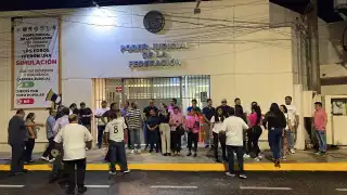 Juzgado de Distrito en la Avenida Patricio Trueba y Regil.