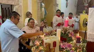 Así se vive el último domingo de adviento en Hopelchén
