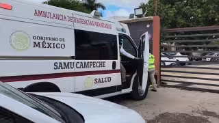 Un estudiante resultó herido tras una presunta pelea dentro de la escuela Angli Lara en San Francisco de Campeche.