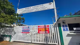 Protesta en instalaciones petroleras de Lerma por carencia de médicos y medicinas