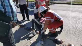Terminaron en el suelo con heridas en el cuerpo