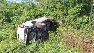 Debido al grado del accidente vial, la unidad sufrió severos daños con un valor arriba de los 80 mil pesos.