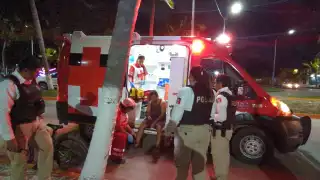 Accidente en Playa Norte genera movilización de cuerpos de emergencia