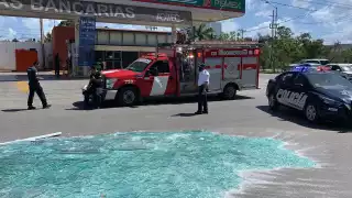 El accidente ocurrió entre la avenida CTM y Boulevard Playa del Carmen