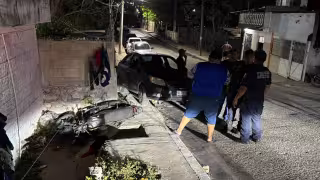 Elementos policiacos respondieron al llamado y se presentaron en el lugar.