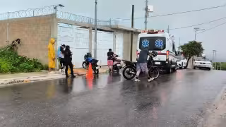 Perdió el control de la motoneta por las rachas de viento y la llovizna.
