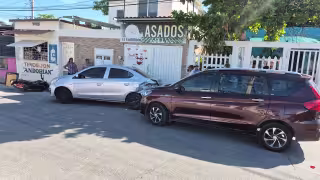 Un choque múltiple dejó dos personas con lesiones leves.