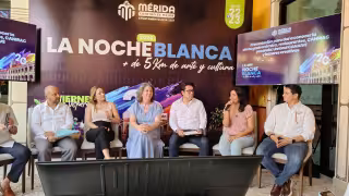 Habrá diversas actividades en la Noche Blanca de Mérida 2026