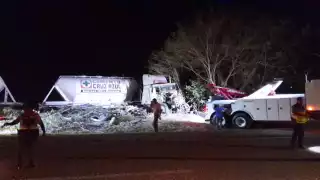 Conductor agotado provoca accidente en la carretera Mérida-Campeche