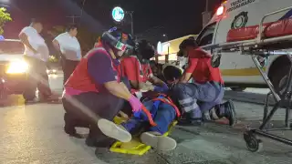Hombre termina hospitalizado tras ser atropellado en Ciudad del Carmen