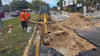 Habitantes de la colonia Miguel Hidalgo denuncian falta de agua por trabajos del SMAPAC.