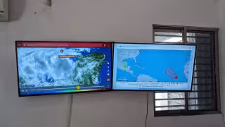 Hay dos bajas presiones, pero no representan peligro