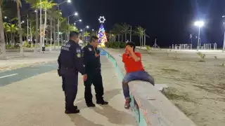 Seguridad Pública investiga riña en Playa Norte tras fuga del presunto agresor