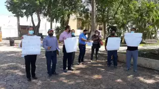 Los docentes se manifestaron este día