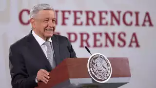 Presidente AMLO en conferencia de prensa