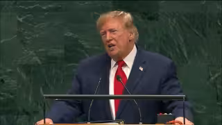 Donald Trump afirmó ante la ONU que la seguridad y la protección llegarán a México.