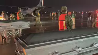 La SRE dio a conocer que cuatro de los cuerpos ya se encuentran con sus familias