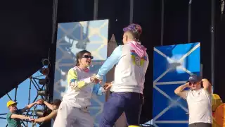 Rossi y Luigi son cantantes venezolanos de música infantil