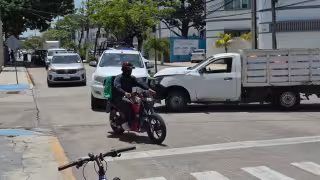El percance ocurrió en el cruce de la avenida 56 con la calle 33 A.