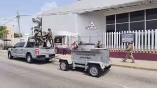 Simulacro de persona armada moviliza fuerzas de seguridad