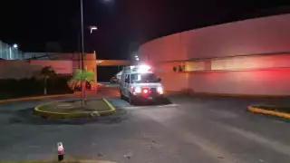 El lesionado fue internado en el hospital de la ciudad, donde se reporta como estable