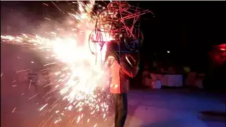 Realizan quema del torito en Hunucmá: VIDEO