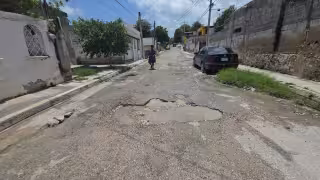 En Campeche vecinos de Ignacio Zaragoza exigen repavimentación tras seis años de abandono