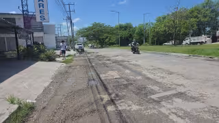 Cuatro accidentes en dos semanas por mal pavimento