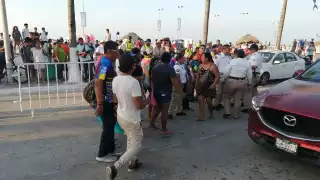 La pelea fue protagonizada por las personas que apoyaban a los atletas