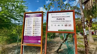 Vecinos de Playa del Carmen derriban cerca para impedir presunto cierre de acceso a Playa 72