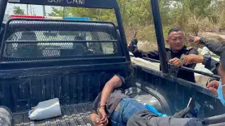 Sorprenden a ladrón en el techo de un casa en Campeche; lo capturan luego de la persecución