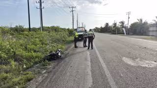 La víctima viajaba en una motocicleta Pulsar RS250.