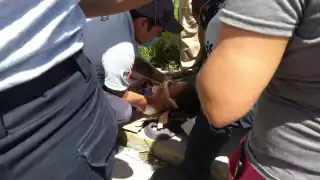 Tras el accidente, la menor fue trasladada a un hospital particular, ya que su vida peligraba