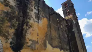 La parroquia se encuentra en muy malas condiciones.