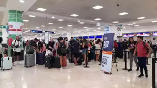 El Aeropuerto de Cancún no ha registrado graves afectaciones