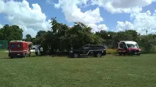 En la inalámbrica ya se encontraban ambulancias para recibir al paciente