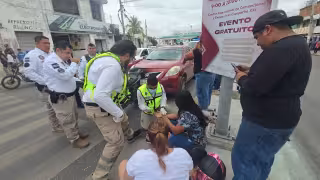 Accidente por alcance afecta tránsito en Campeche