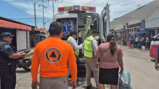 Un adulto mayor se desvaneció mientras caminaba en las inmediaciones del mercado principal.