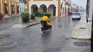 Seprocicam declara riesgo medio por lluvias en Campeche.