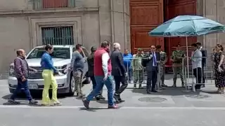 Los gobernadores arribaron por la tarde de este miércoles a Palacio Nacional
