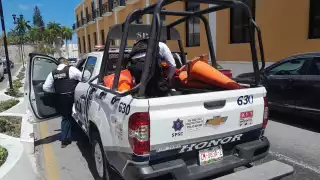 Los hombres fueron trasladados a los separos de Campeche