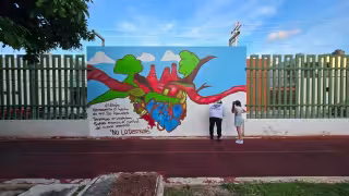 Murales urbanos inspiran a comunidades en Campeche