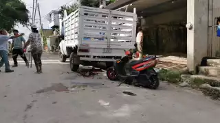 Los jóvenes circulaban a exceso de velocidad