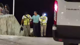 Turista sufre caída en malecón de Campeche y termina hospitalizado