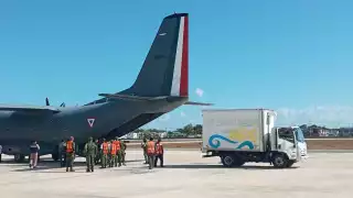La aeronave llegó esta tarde a Chetumal